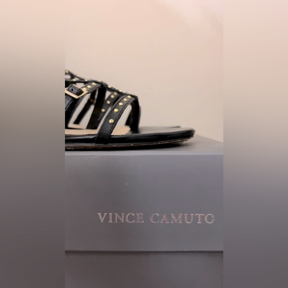 🖤 LUXURY Vince Camuto, women’s sandals, size 7.5.  BONUS!  The box is in… - Picture 4 of 13